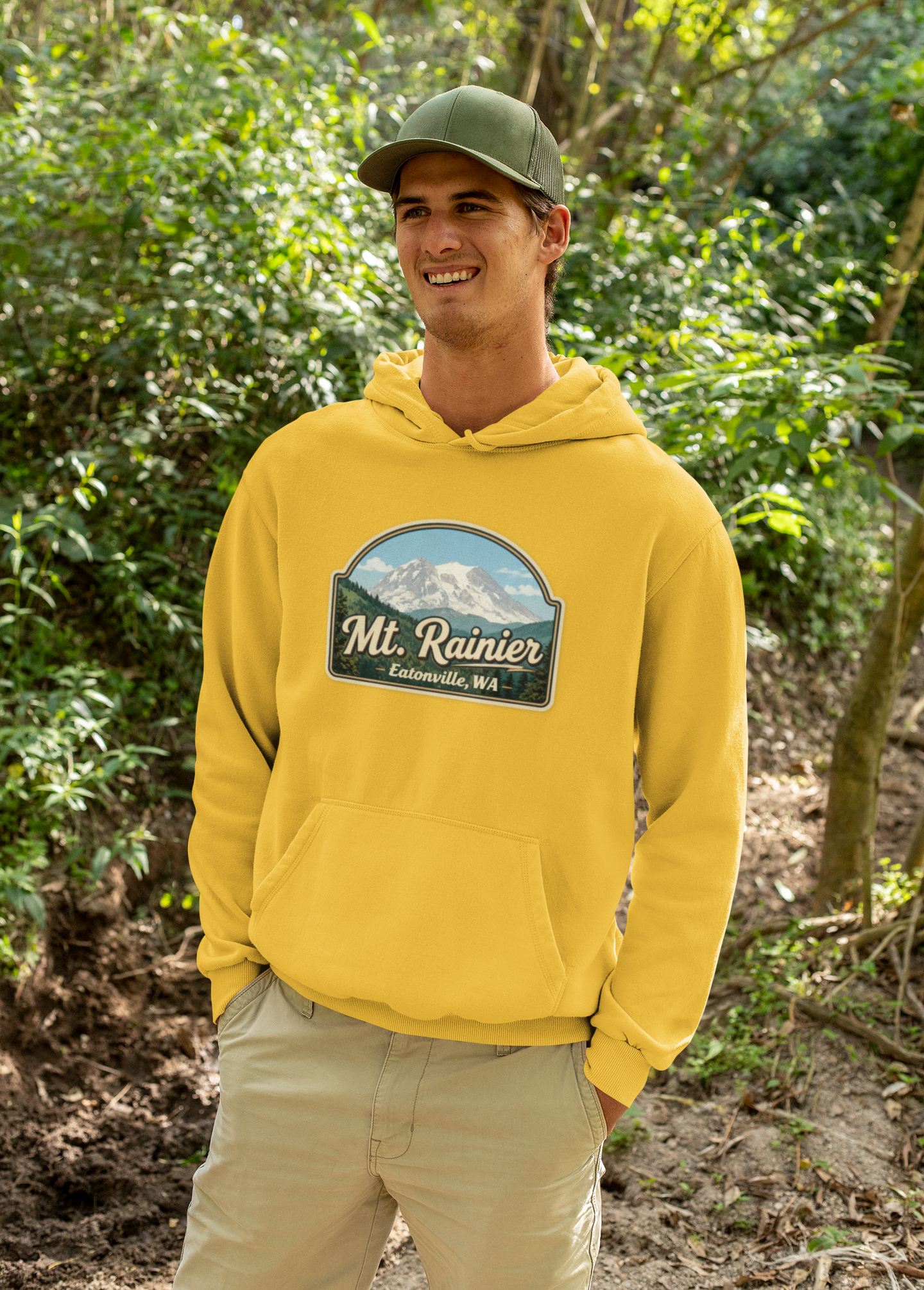 Mt. Rainier - Eatonville, WA Vintage Hoodie