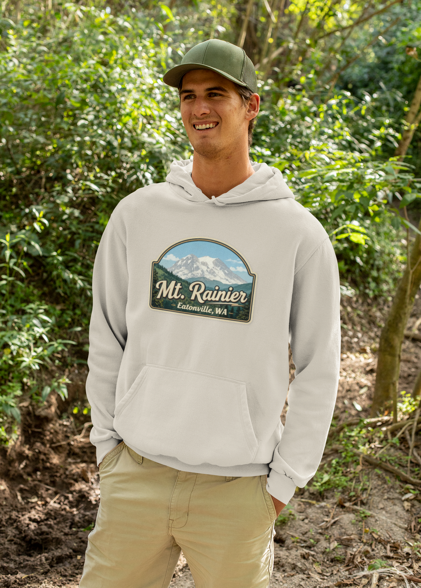 Mt. Rainier - Eatonville, WA Vintage Hoodie