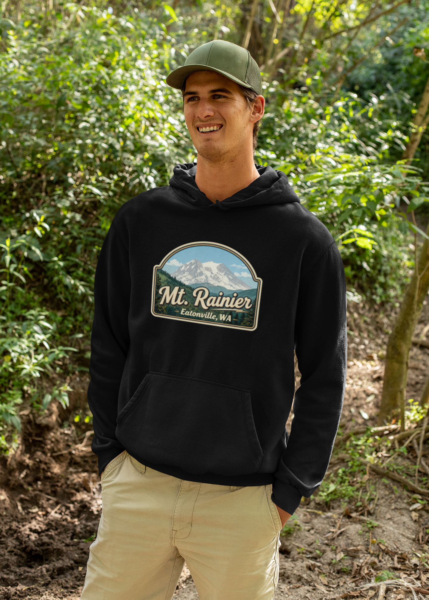 Mt. Rainier - Eatonville, WA Vintage Hoodie