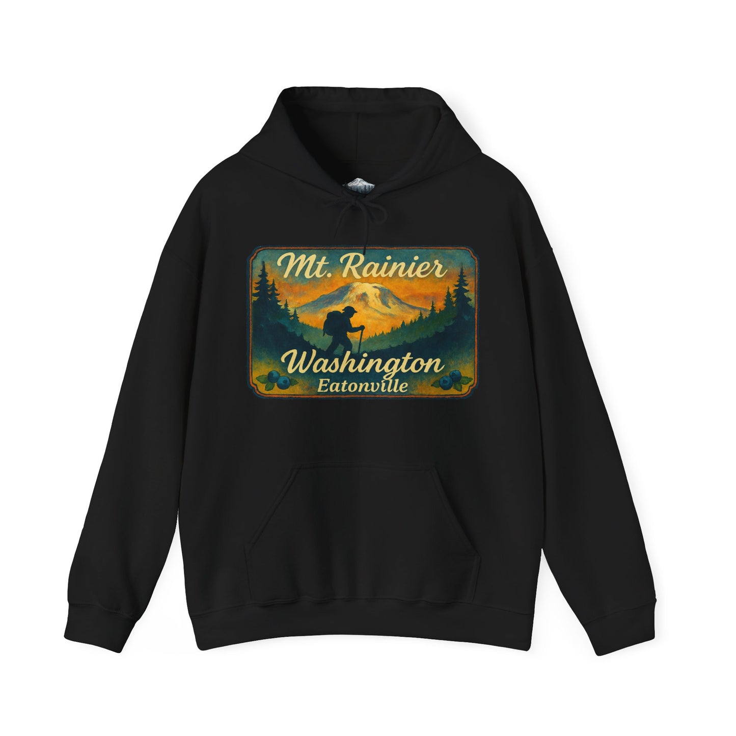 Mt. Rainier - Eatonville, WA Hiker Hoodie