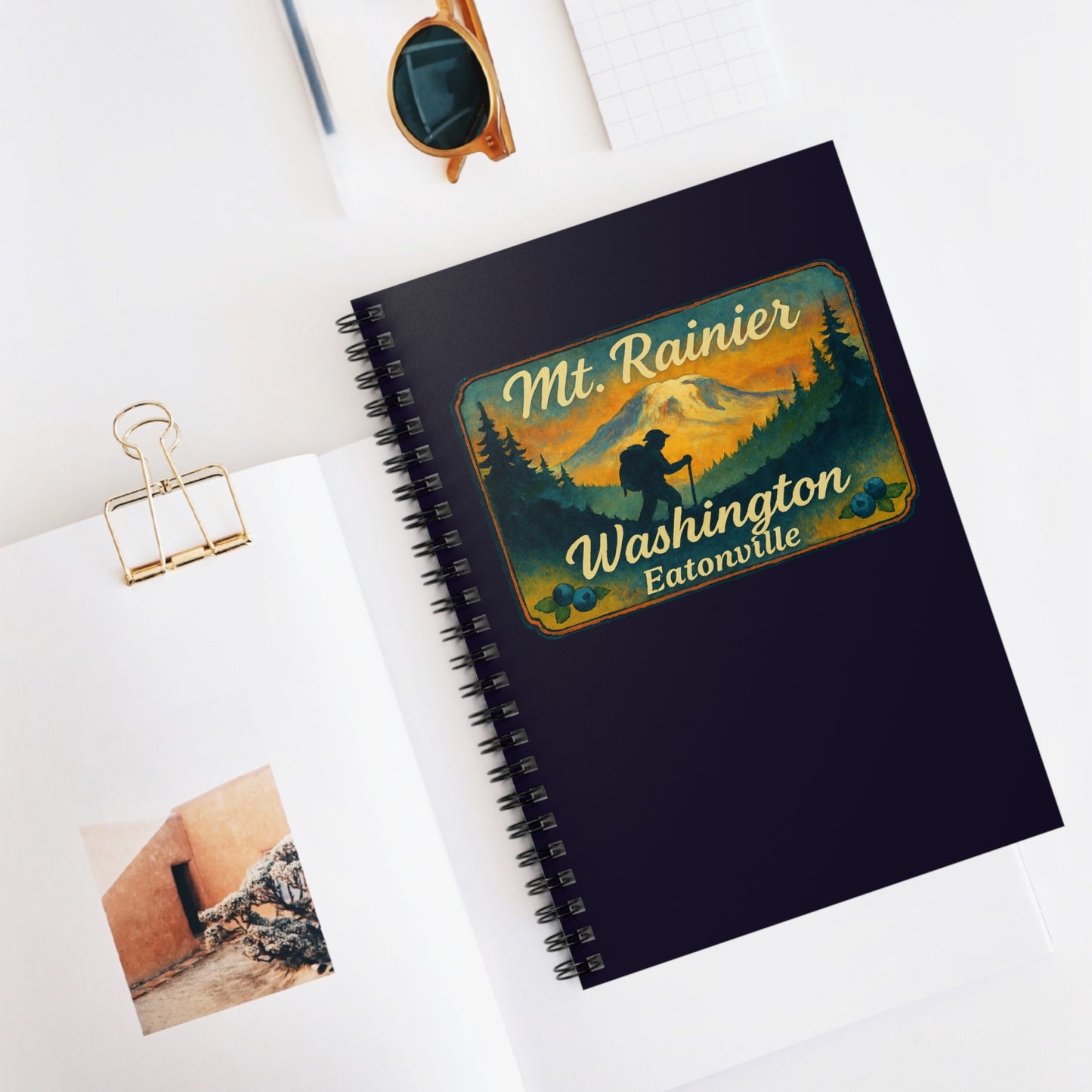 Mt. Rainier - Eatonville, WA Hiker Spiral Notebook