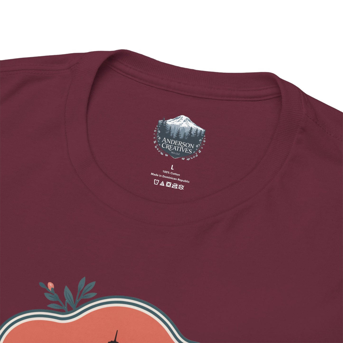 Foral Seattle City Skyline T-Shirt