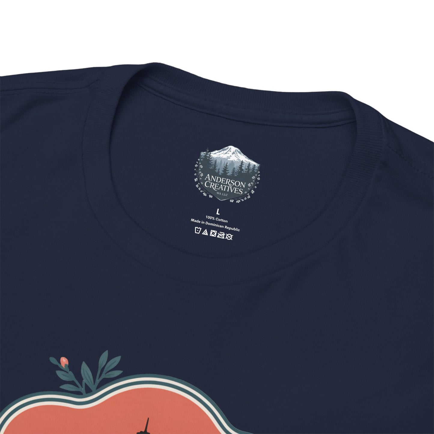 Foral Seattle City Skyline T-Shirt