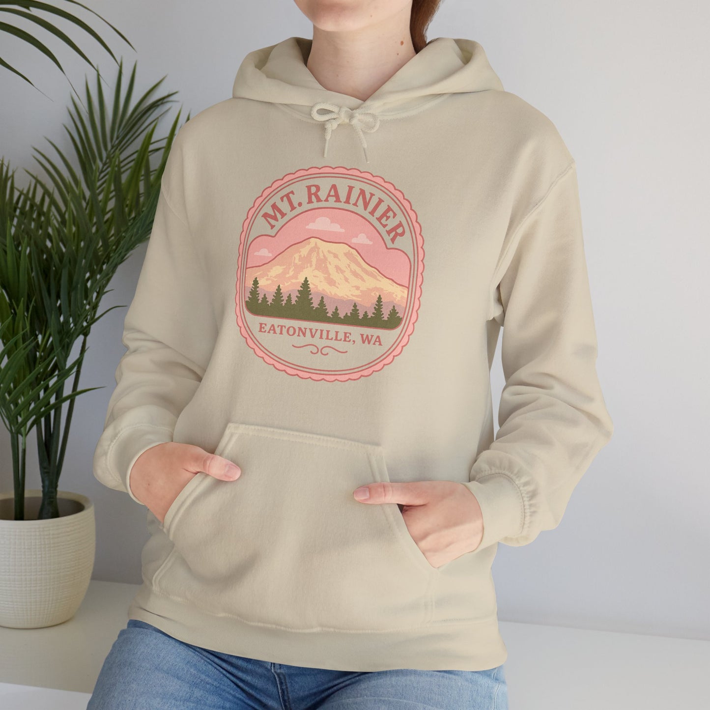 Mt. Rainier - Eatonville, WA Coquette Hoodie