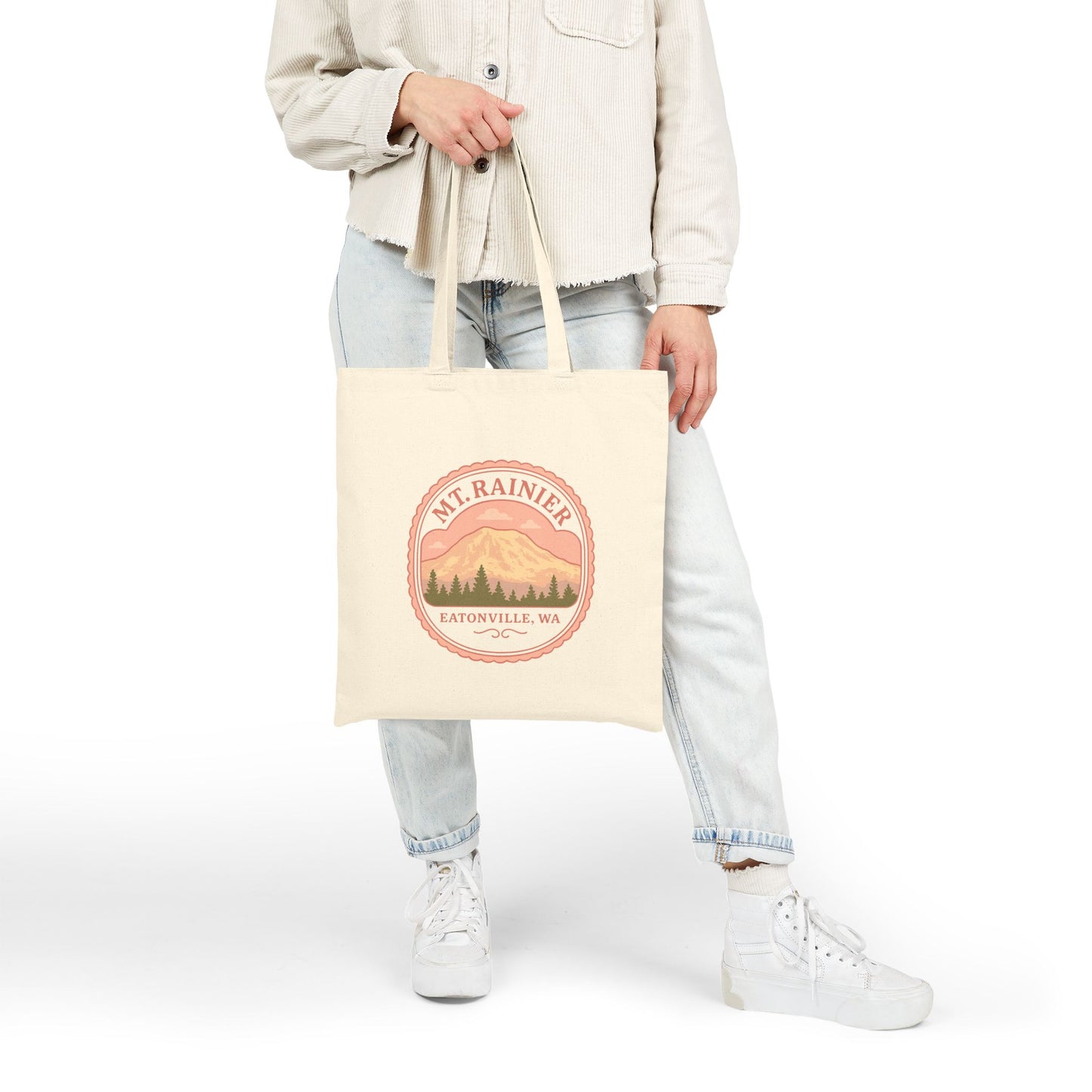 Mt. Rainier - Eatonville, WA Coquette Canvas Tote Bag