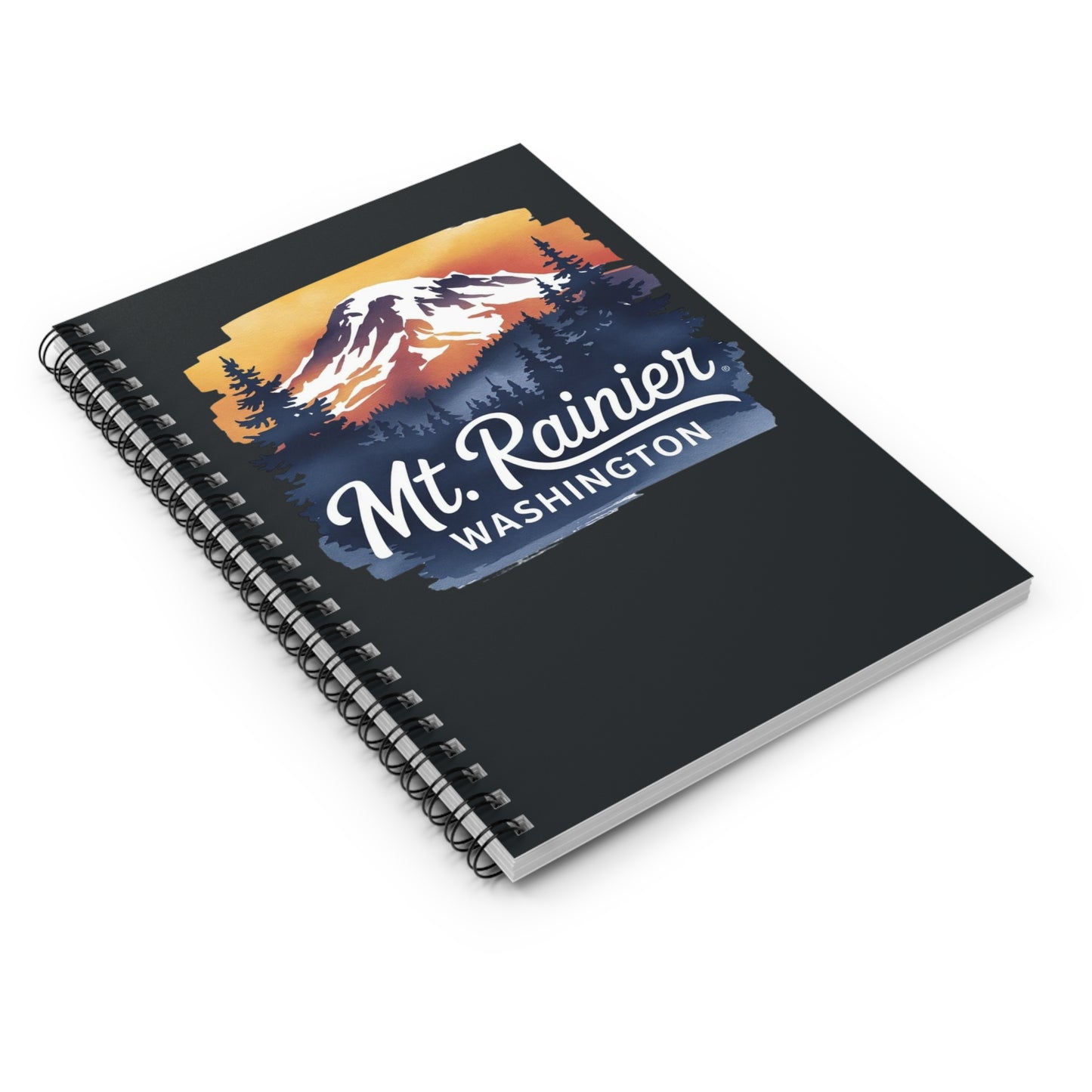 Mt. Rainier - Washington Sunset Spiral Notebook