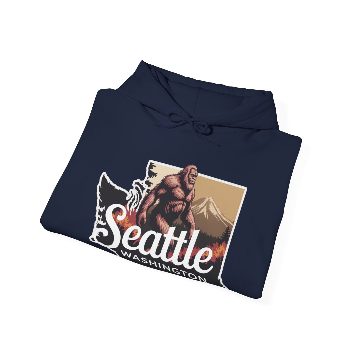 Bigfoot Seattle Washington Hoodie