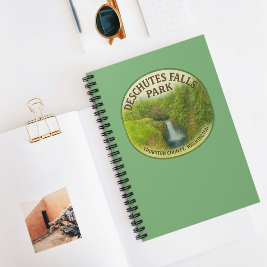 Deschutes Falls Park - Thurston County, Washington Spiral Notebook