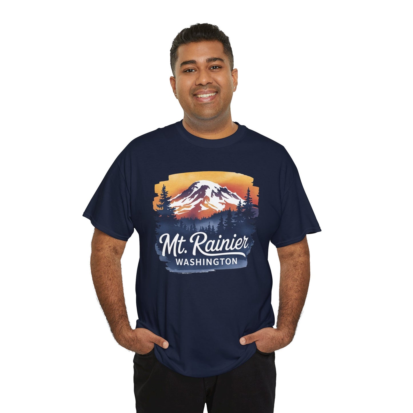 Mt. Rainier - Washington Sunset T-Shirt