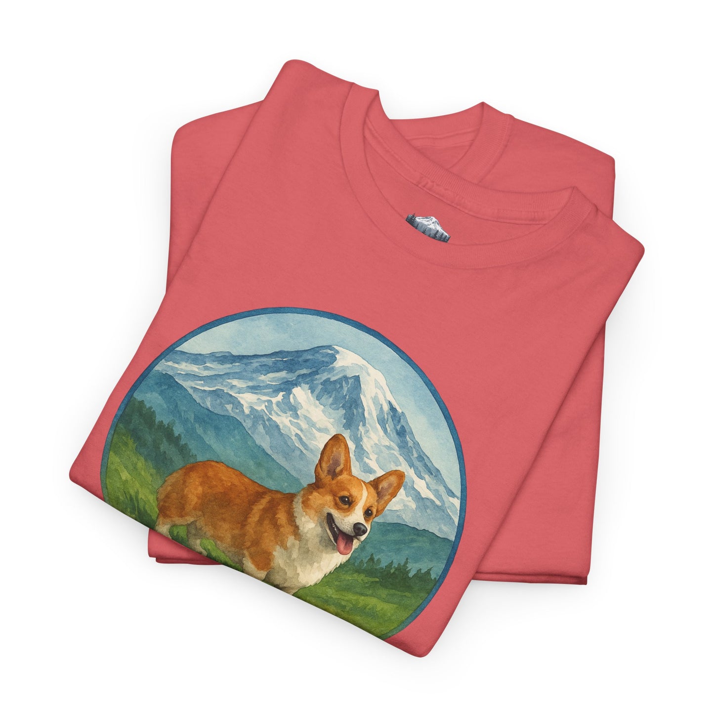 Mt. Rainier - Washington Corgi T-Shirt