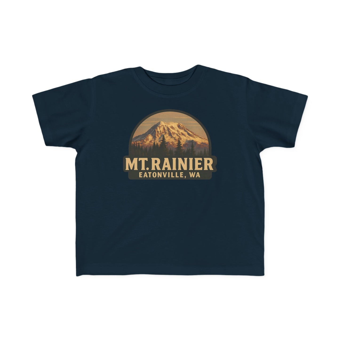 Mt. Rainier - Eatonville, WA Retro Toddler Tee
