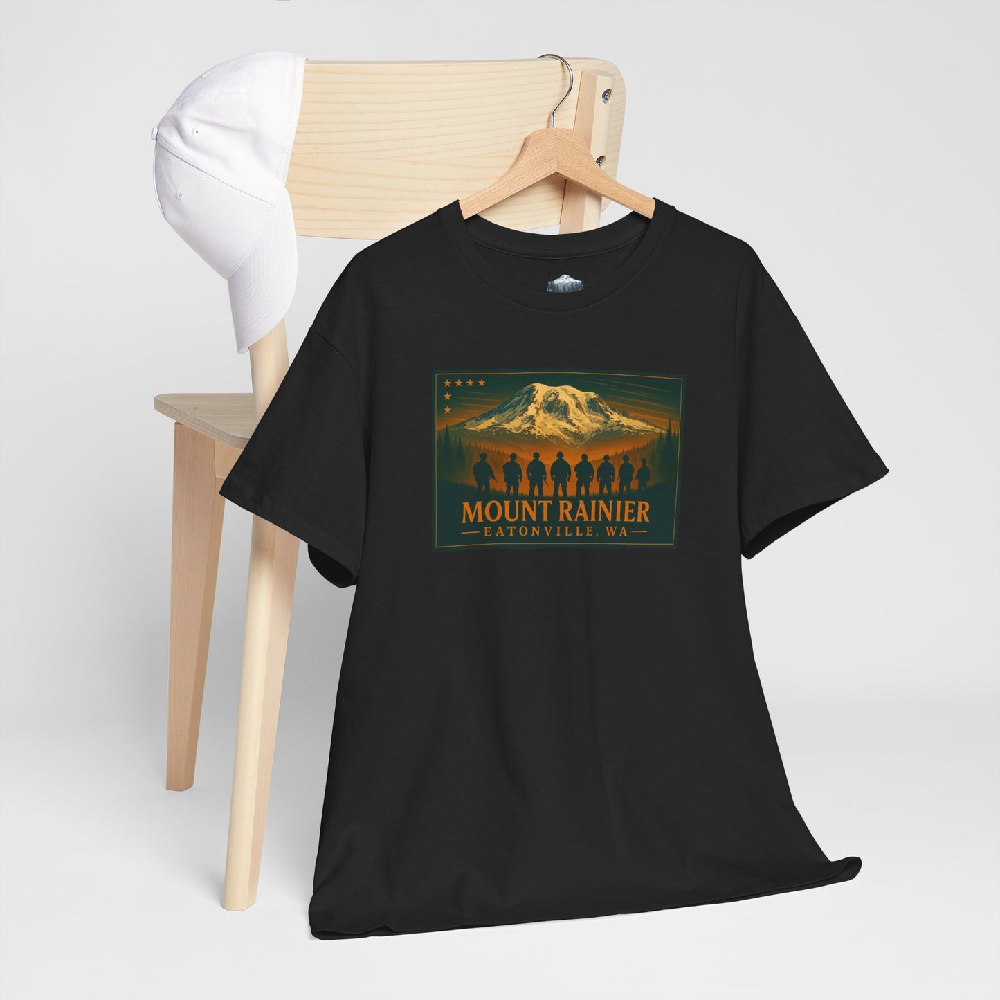 Mount Rainier - Eatonville, WA Military T-Shirt