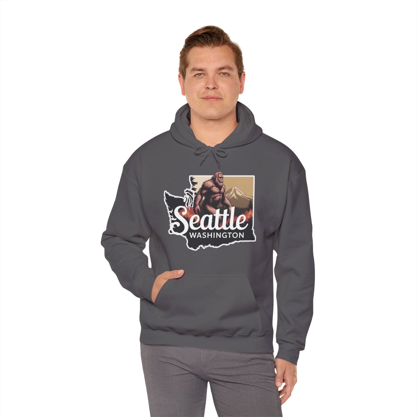 Bigfoot Seattle Washington Hoodie