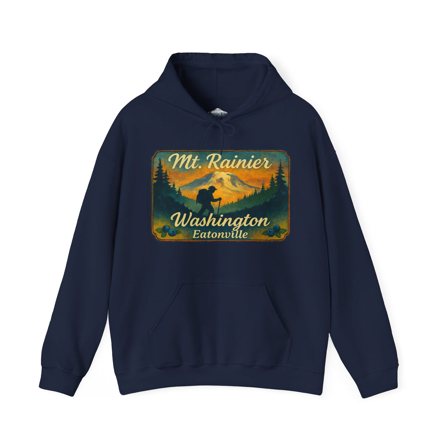Mt. Rainier - Eatonville, WA Hiker Hoodie