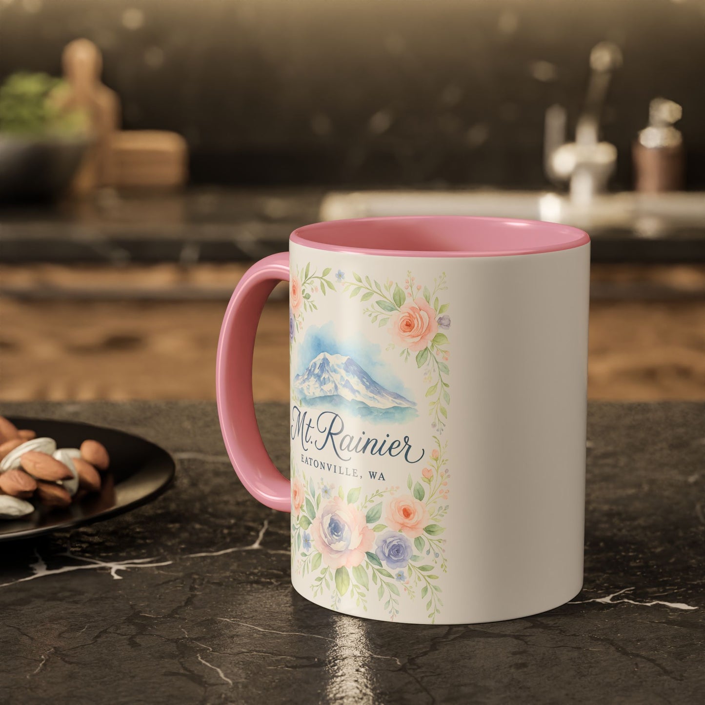 Mt. Rainier - Eatonville, WA Rose Garden Mug