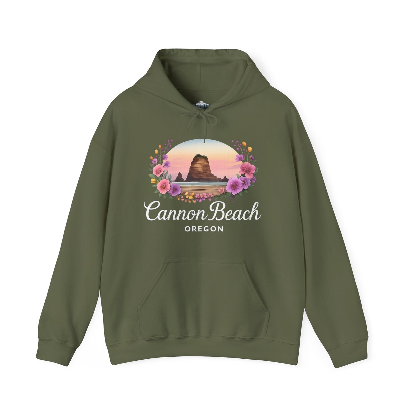 Cannon Beach Haystack Rock Hoodie