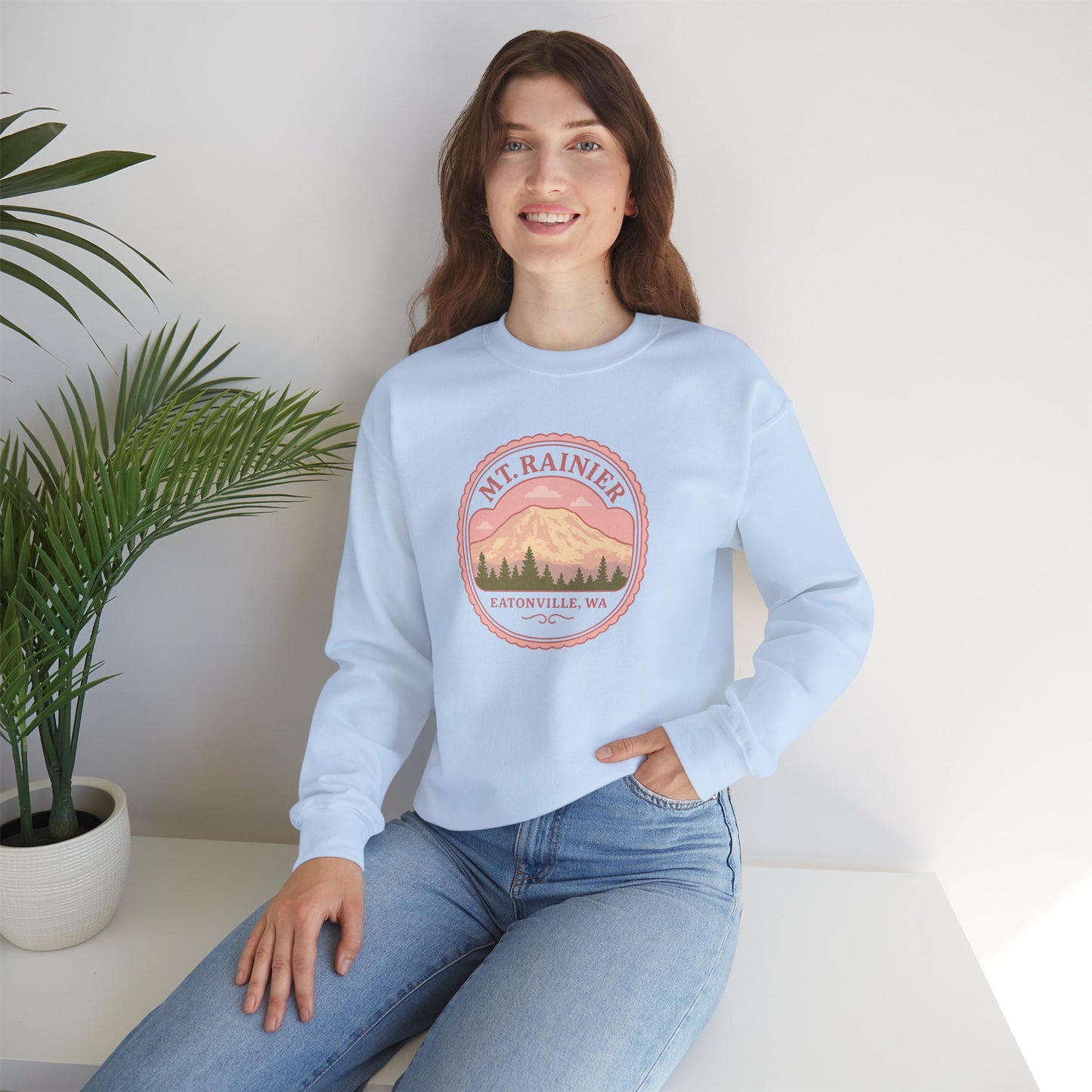 Mt. Rainier - Eatonville, WA Coquette Sweatshirt