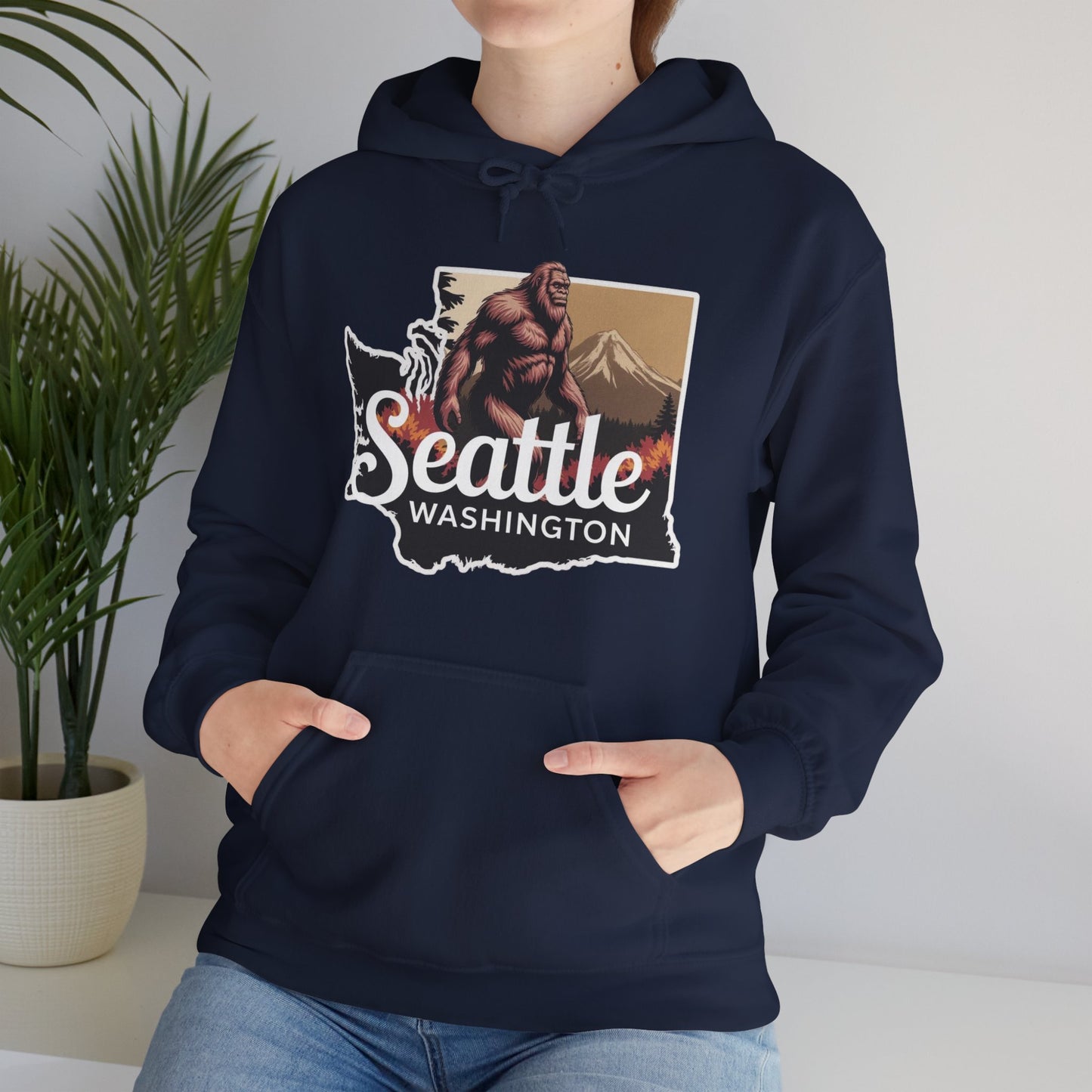 Bigfoot Seattle Washington Hoodie