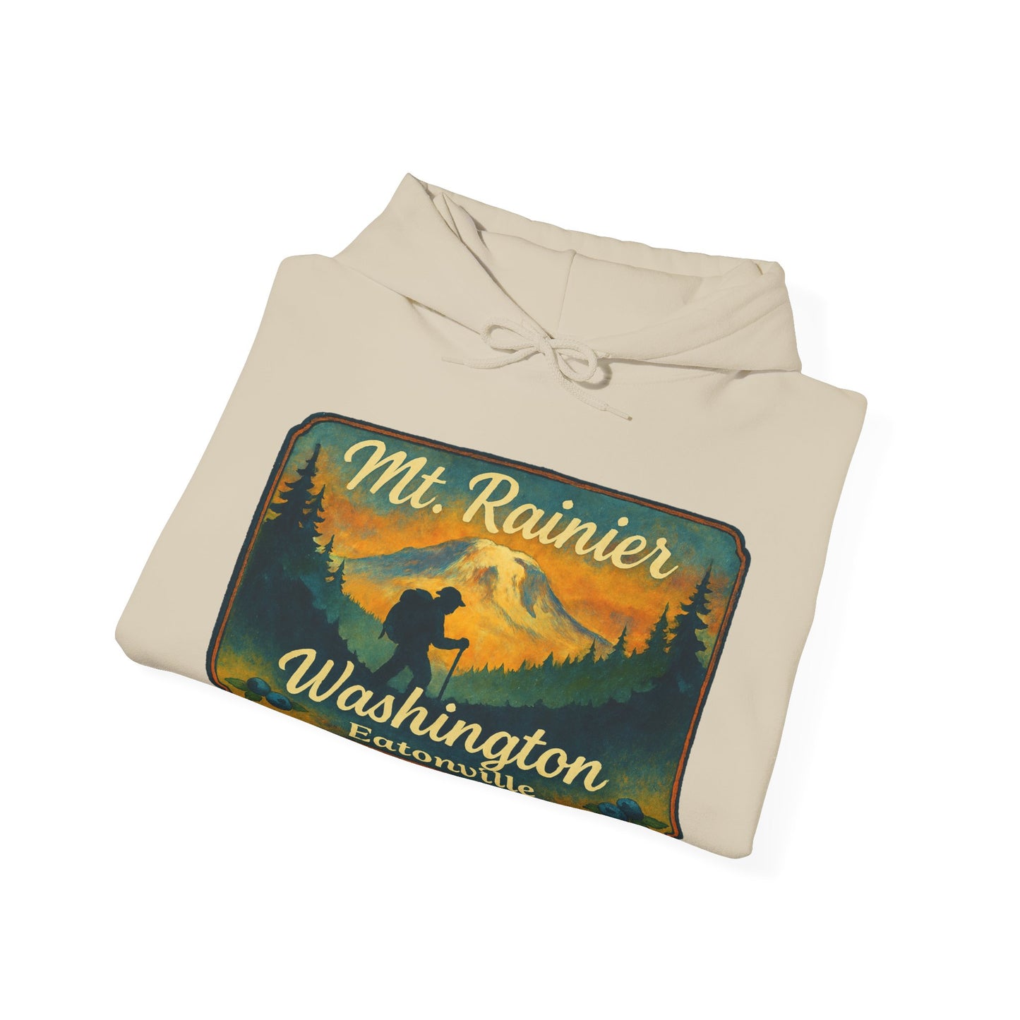 Mt. Rainier - Eatonville, WA Hiker Hoodie