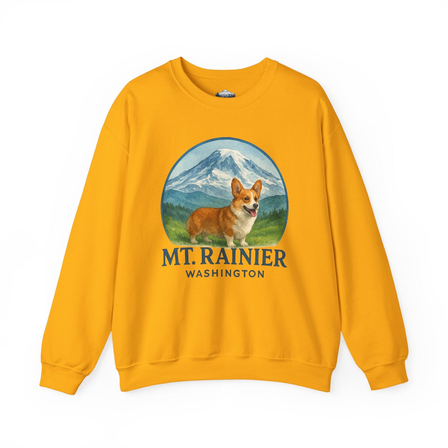 Mt. Rainier - Washington Corgi Sweatshirt