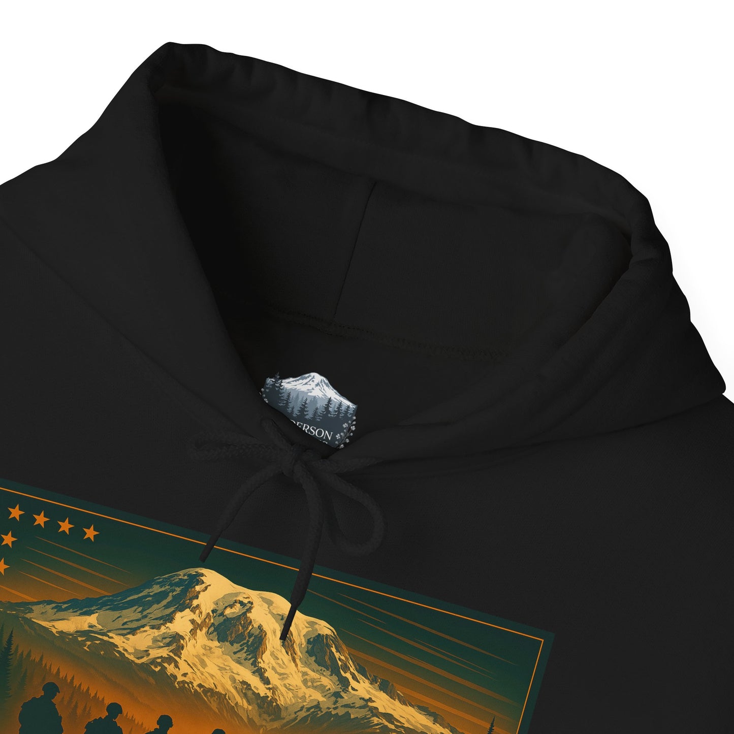 Mount Rainier - Eatonville, WA Military Hoodie