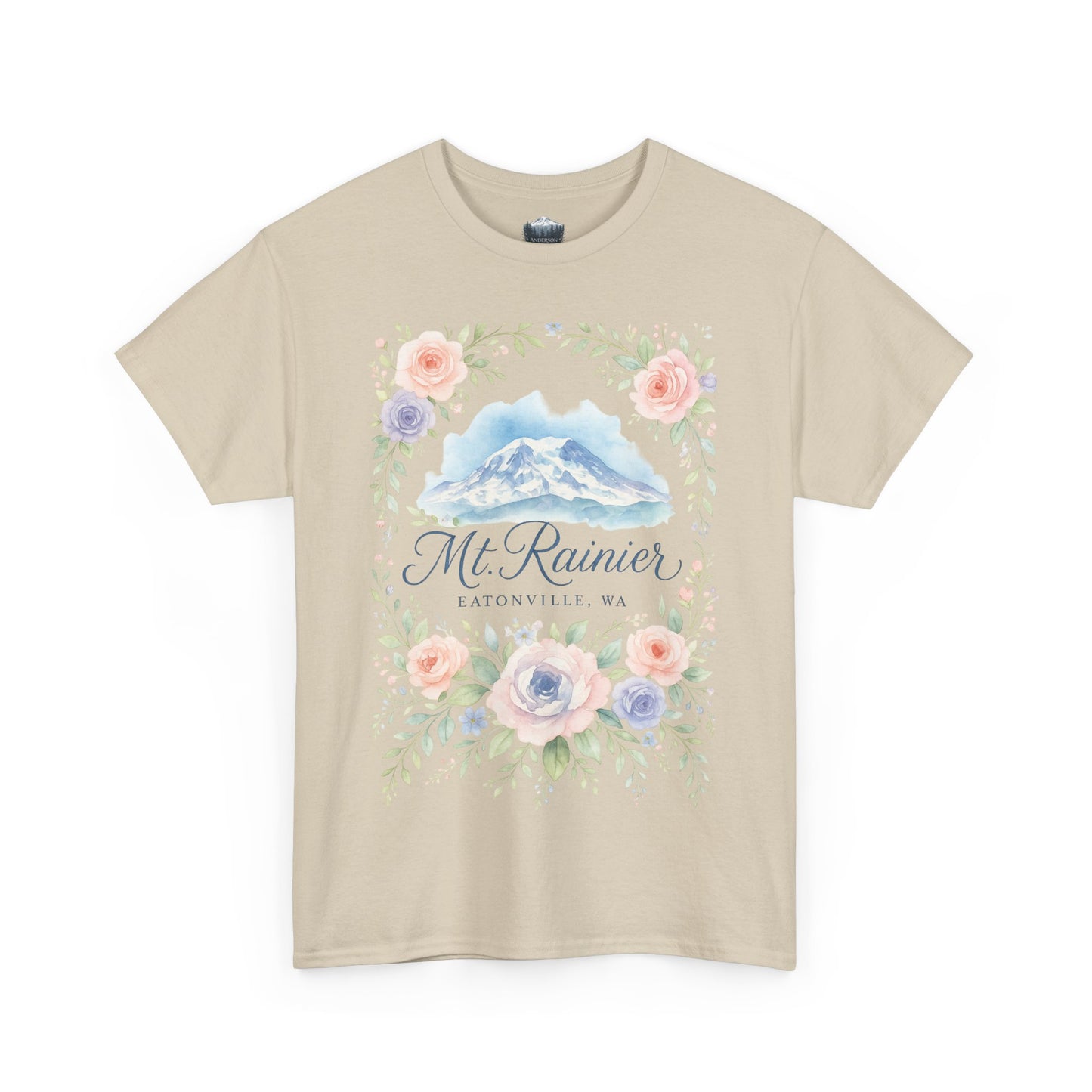 Mt. Rainier - Eatonville, WA Rose Garden T-Shirt