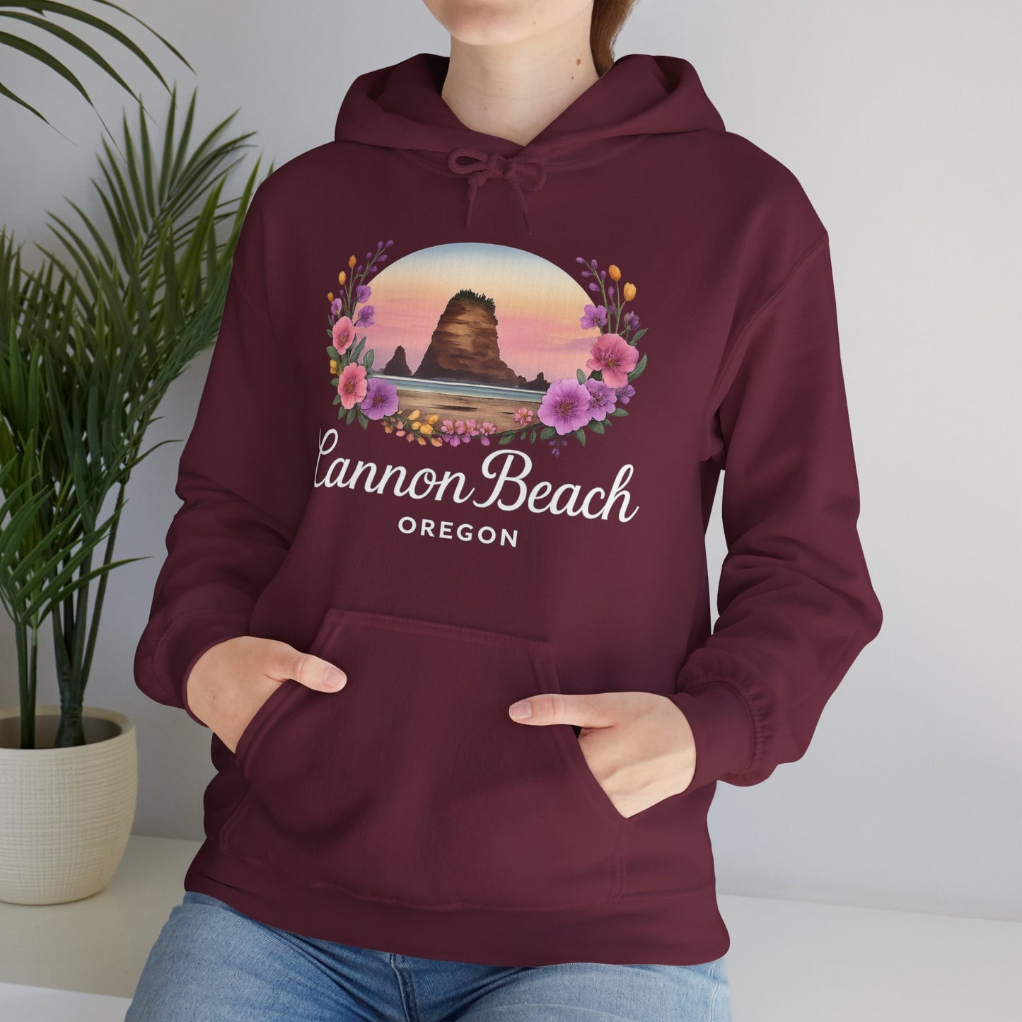 Cannon Beach Haystack Rock Hoodie