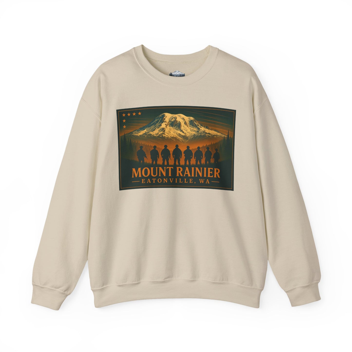 Mount Rainier - Eatonville, WA Military Sweatshirt