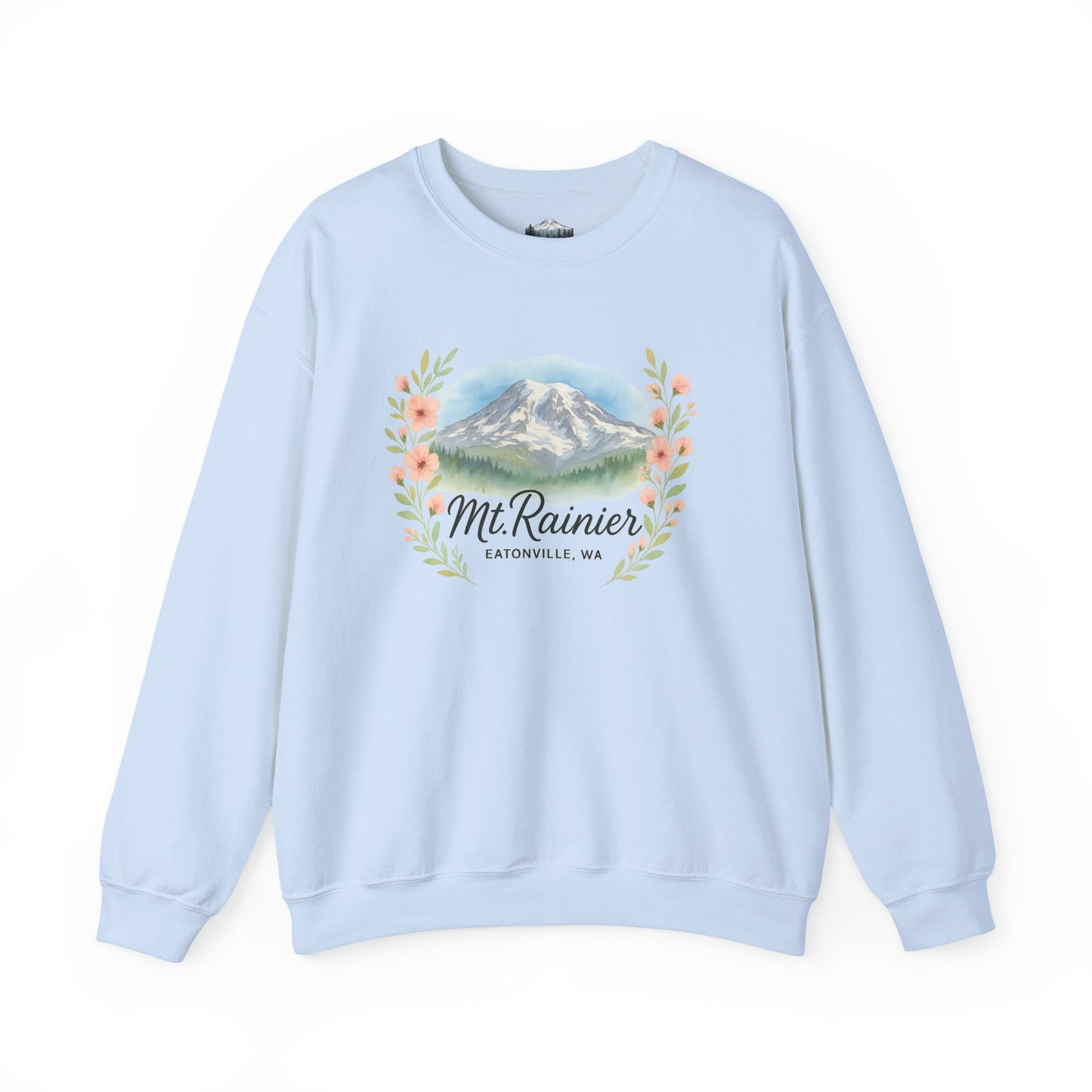 Mt. Rainier - Eatonville, WA Floral Sweatshirt