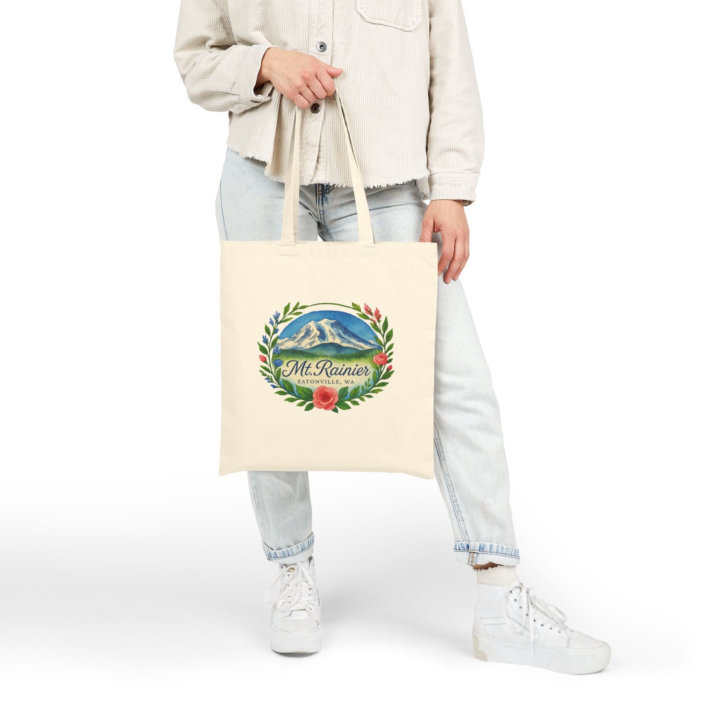 Mt. Rainier - Eatonville, WA Scenic Canvas Tote Bag