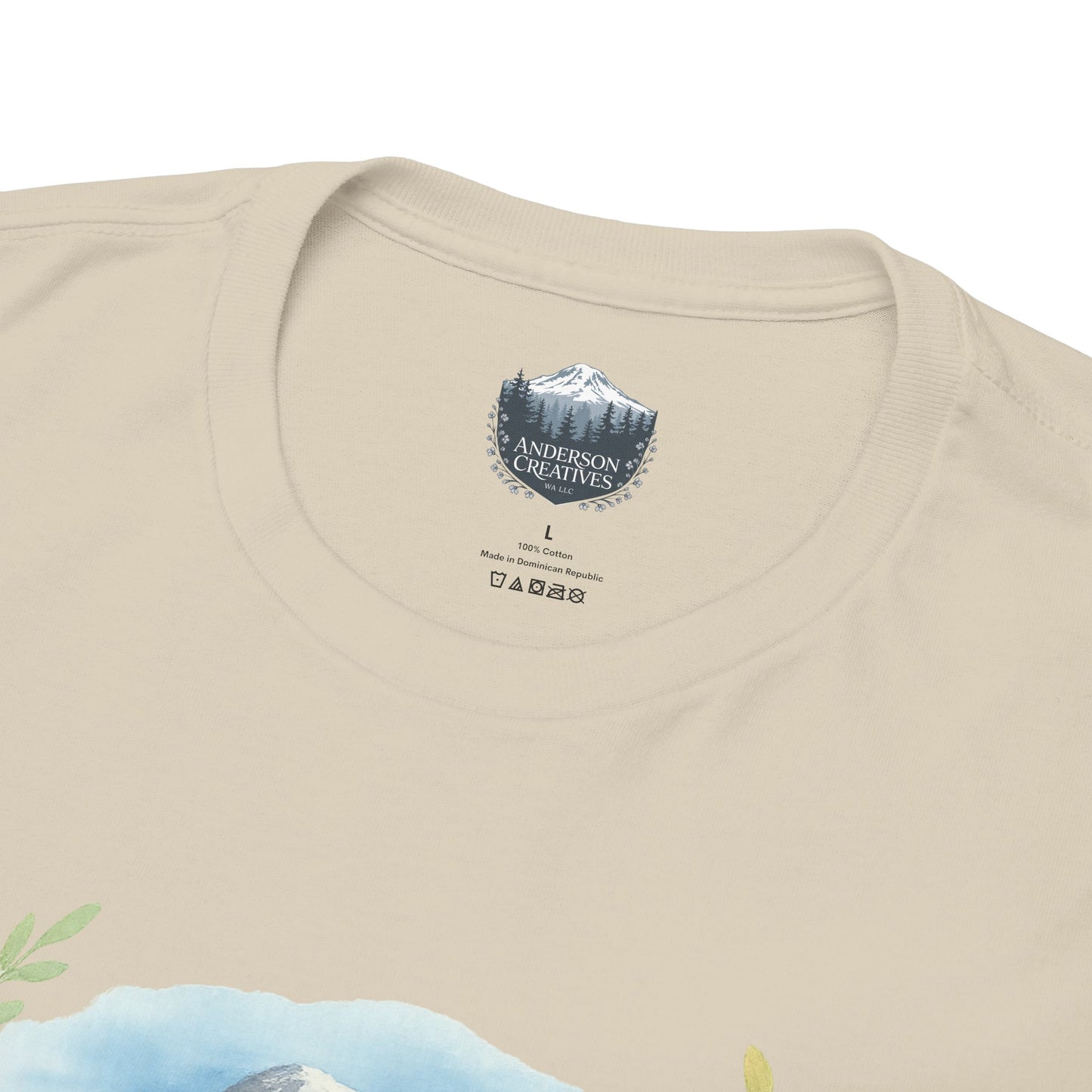 Mt. Rainier - Eatonville, WA Floral T-Shirt
