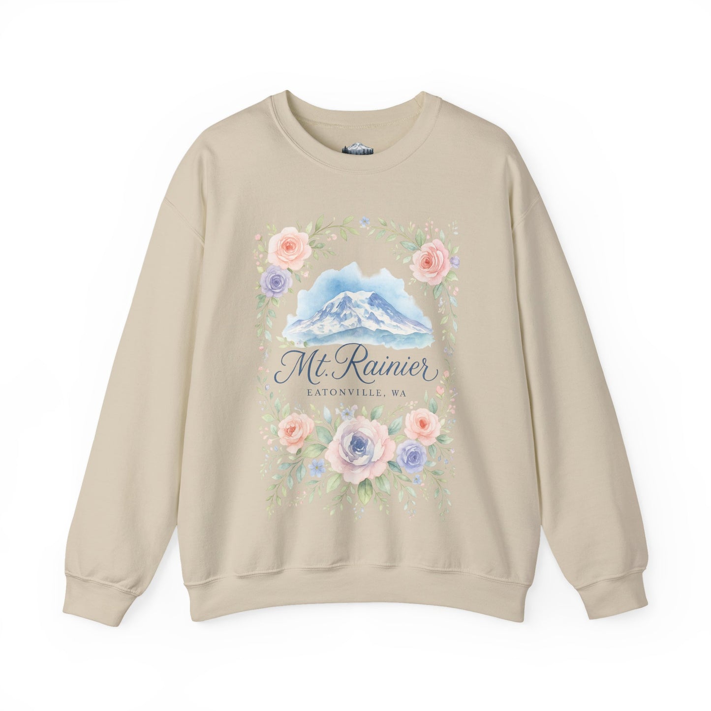 Mt. Rainier -  Eatonville, WA Rose Garden Sweatshirt