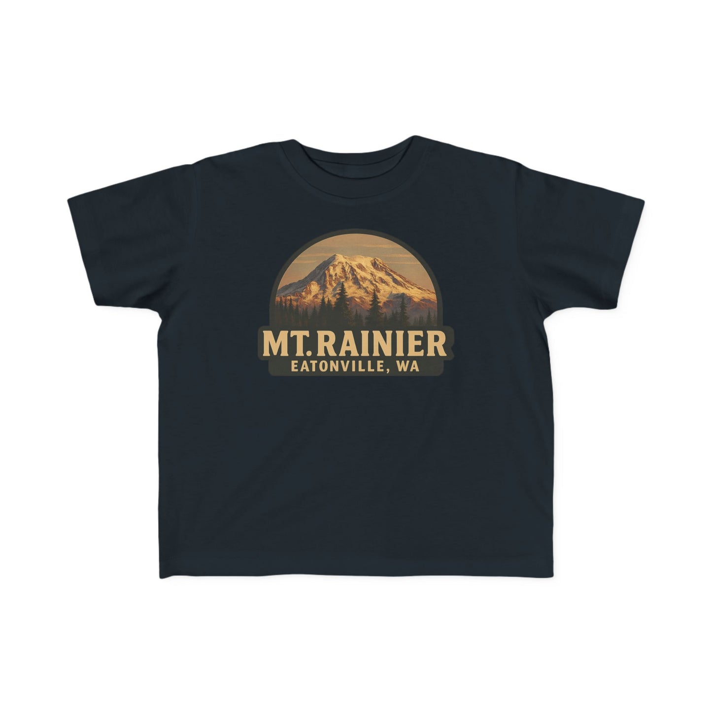 Mt. Rainier - Eatonville, WA Retro Toddler Tee