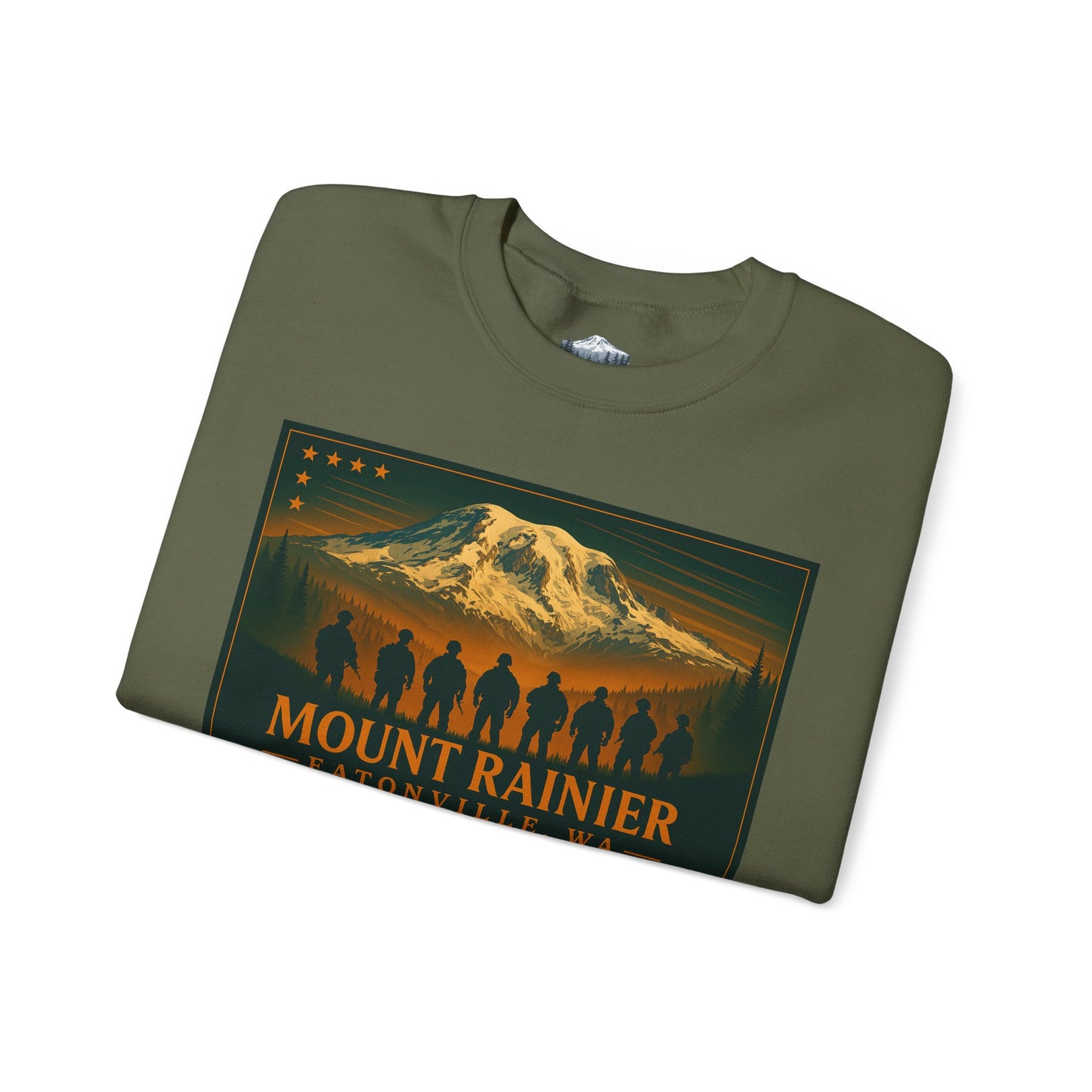 Mount Rainier - Eatonville, WA Military Sweatshirt