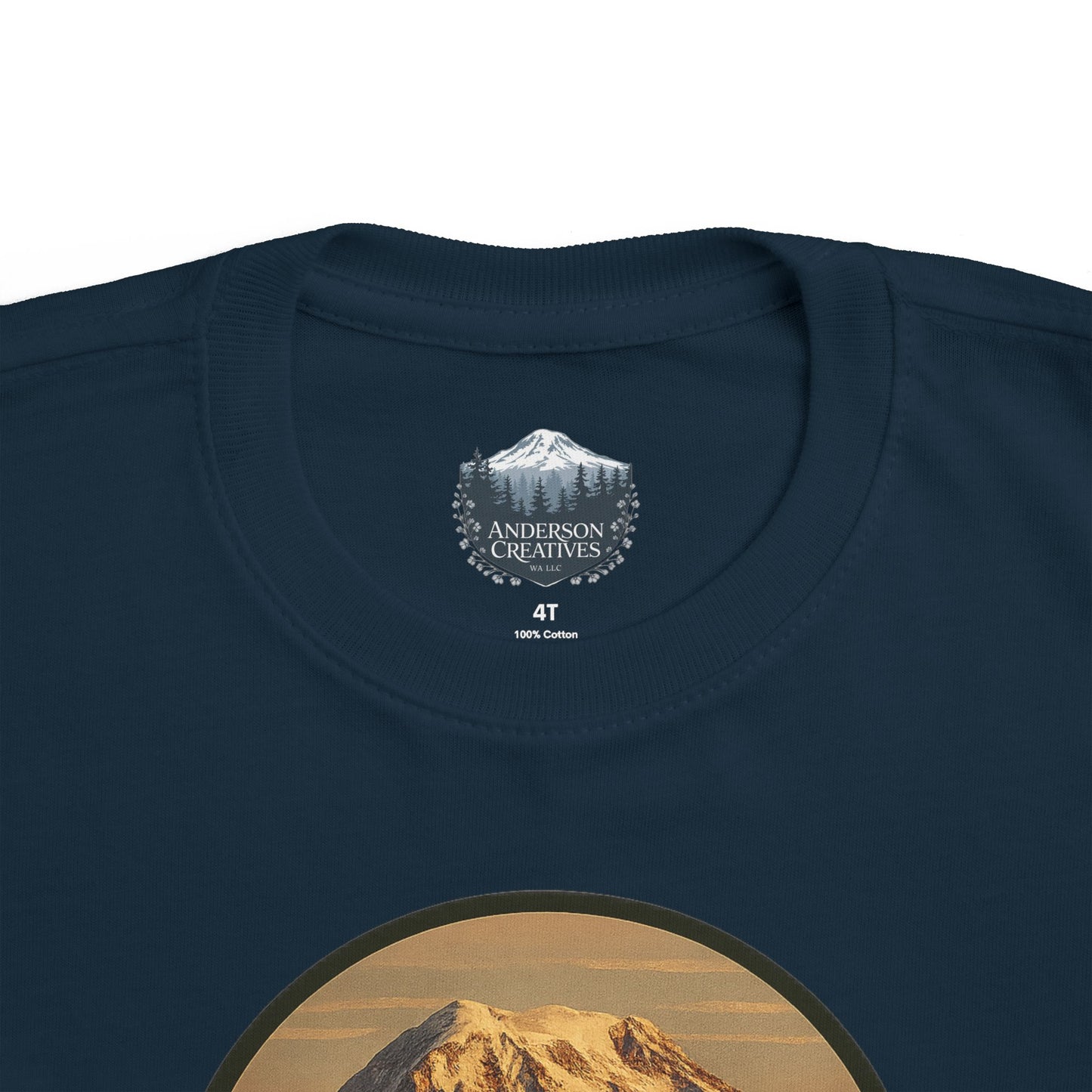 Mt. Rainier - Eatonville, WA Retro Toddler Tee