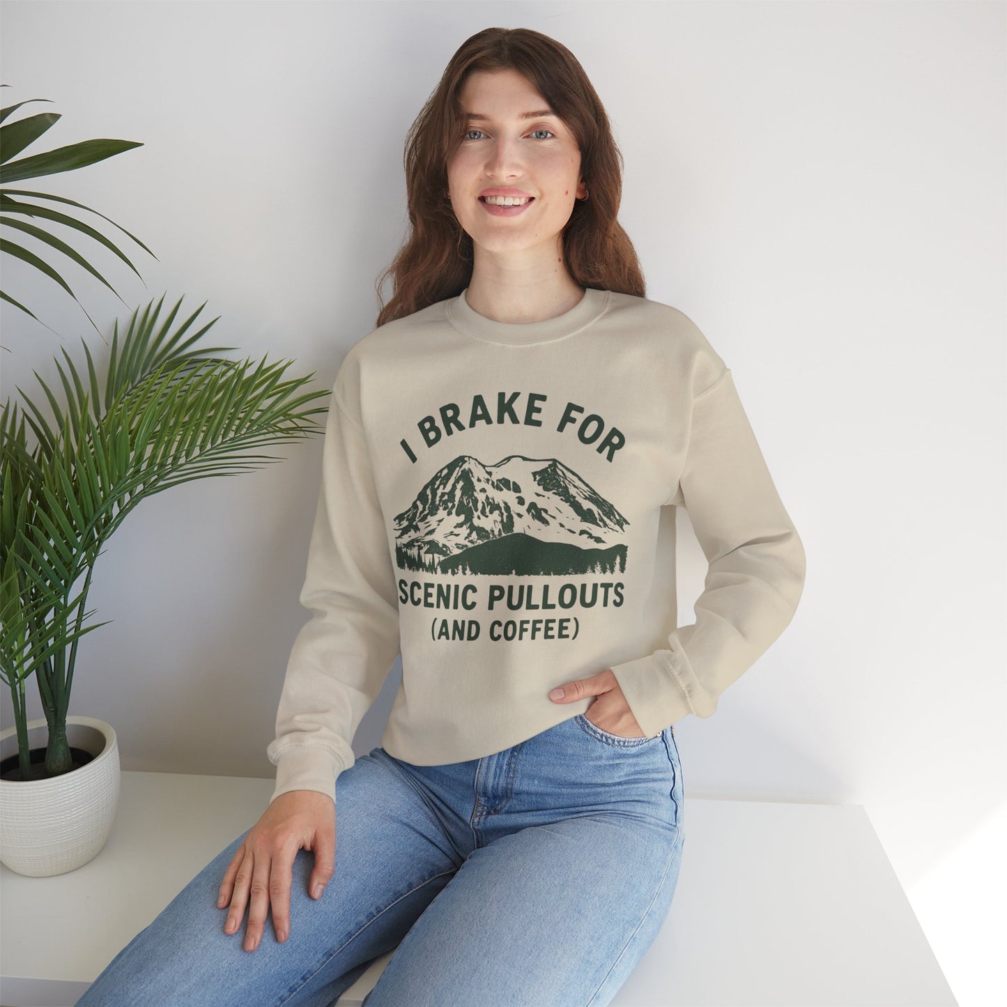 I Brake For Scenic Pullouts (And Coffee) Sweatshirt