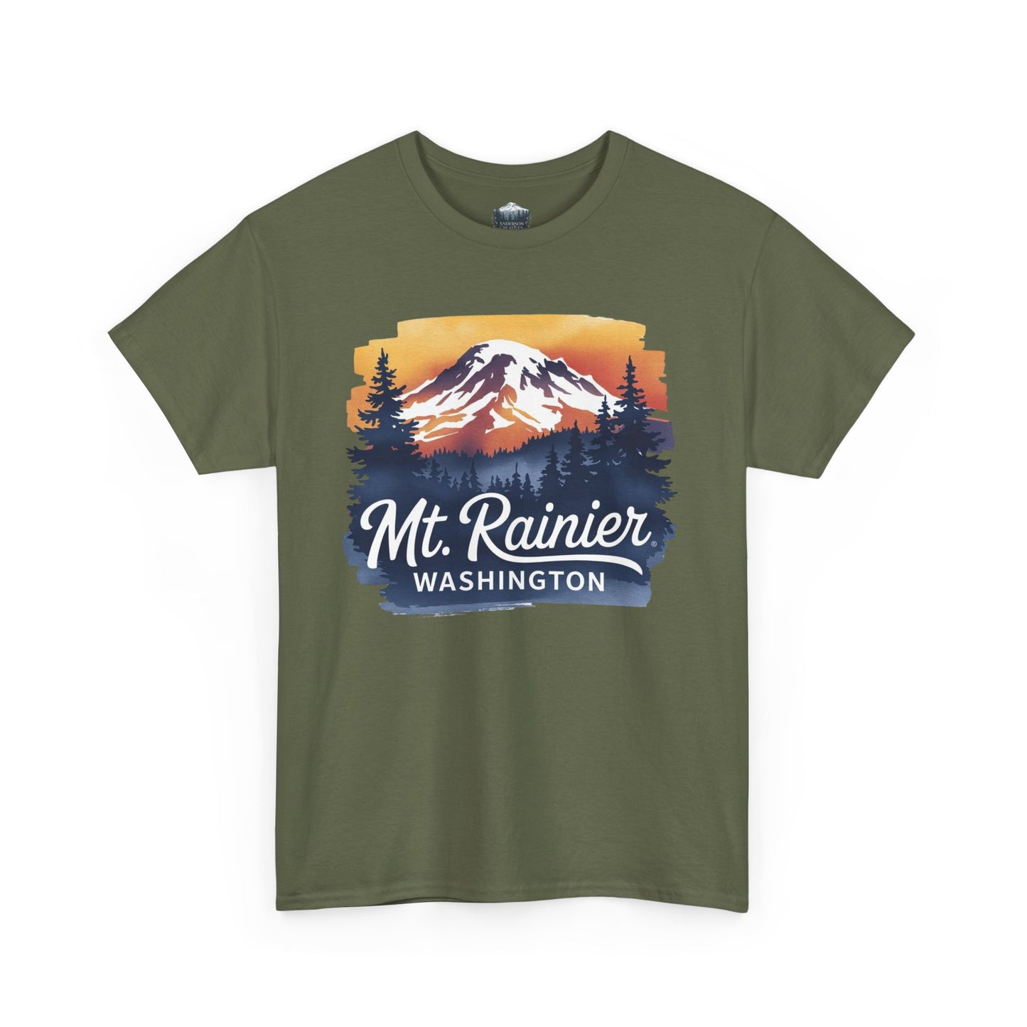 Mt. Rainier - Washington Sunset T-Shirt