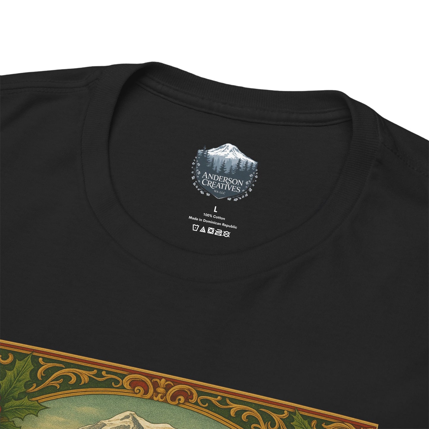 Mt. Rainier - Eatonville, WA Victorian Christmas T-Shirt