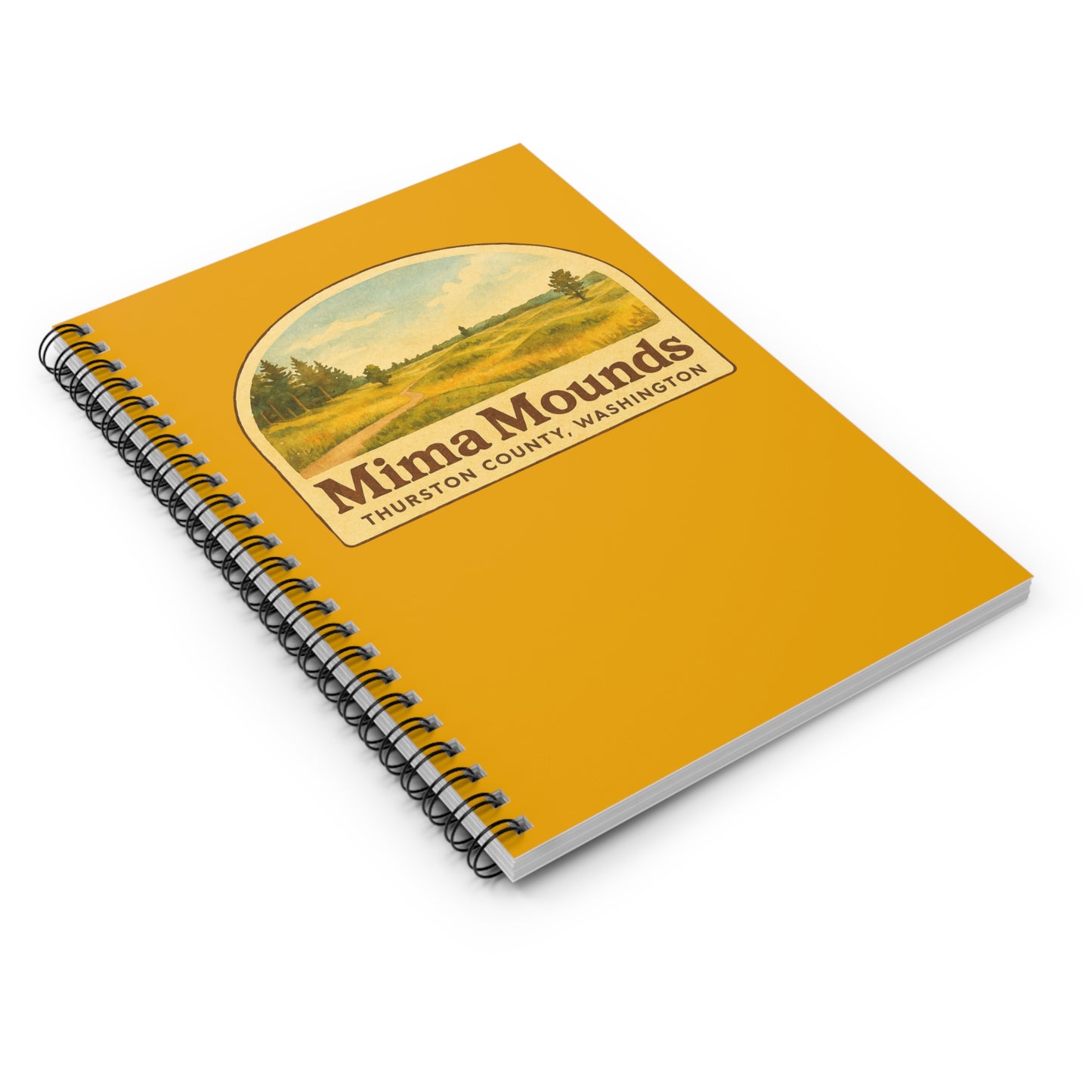 Mima Mounds - Thurston County, Washington Spiral Notebook