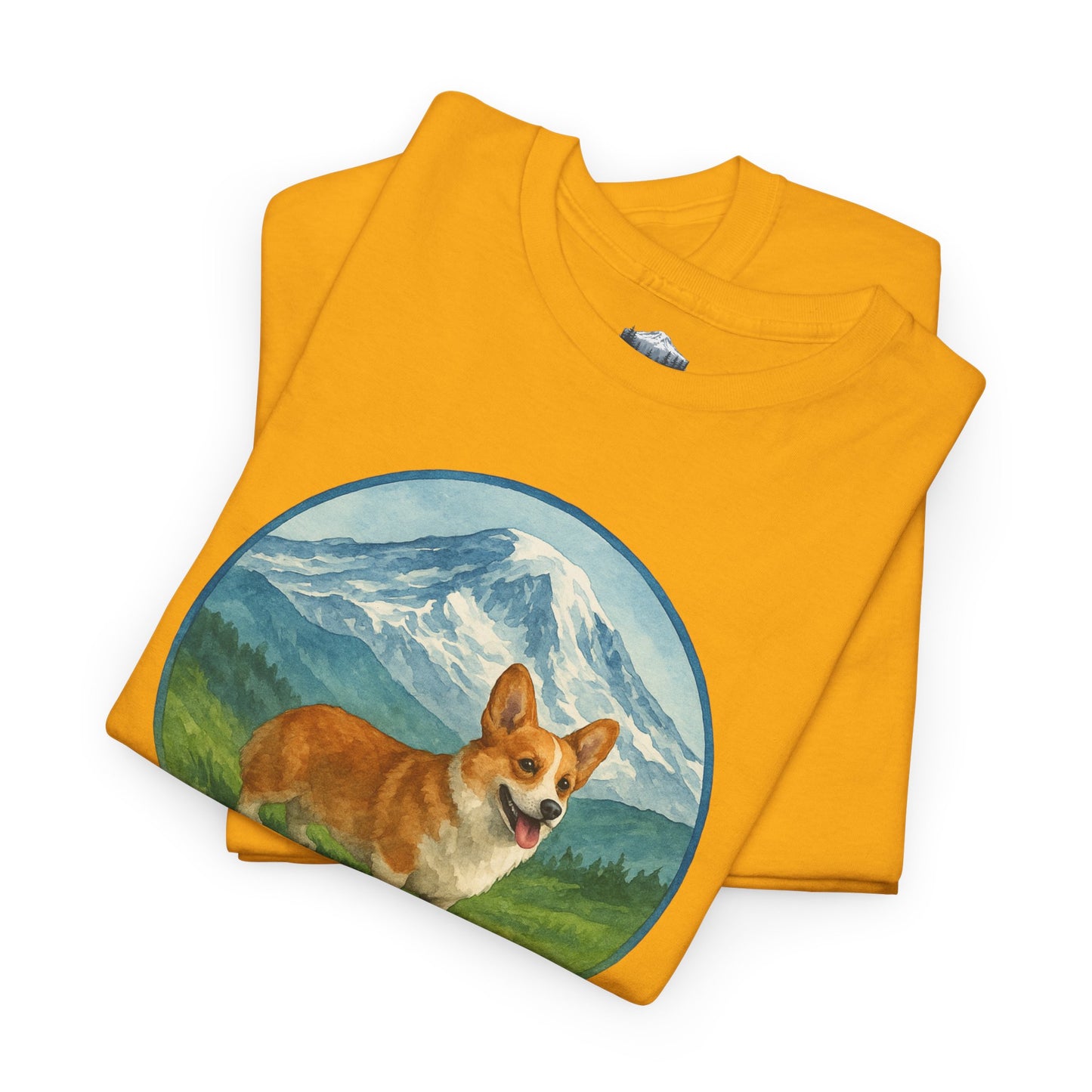 Mt. Rainier - Washington Corgi T-Shirt