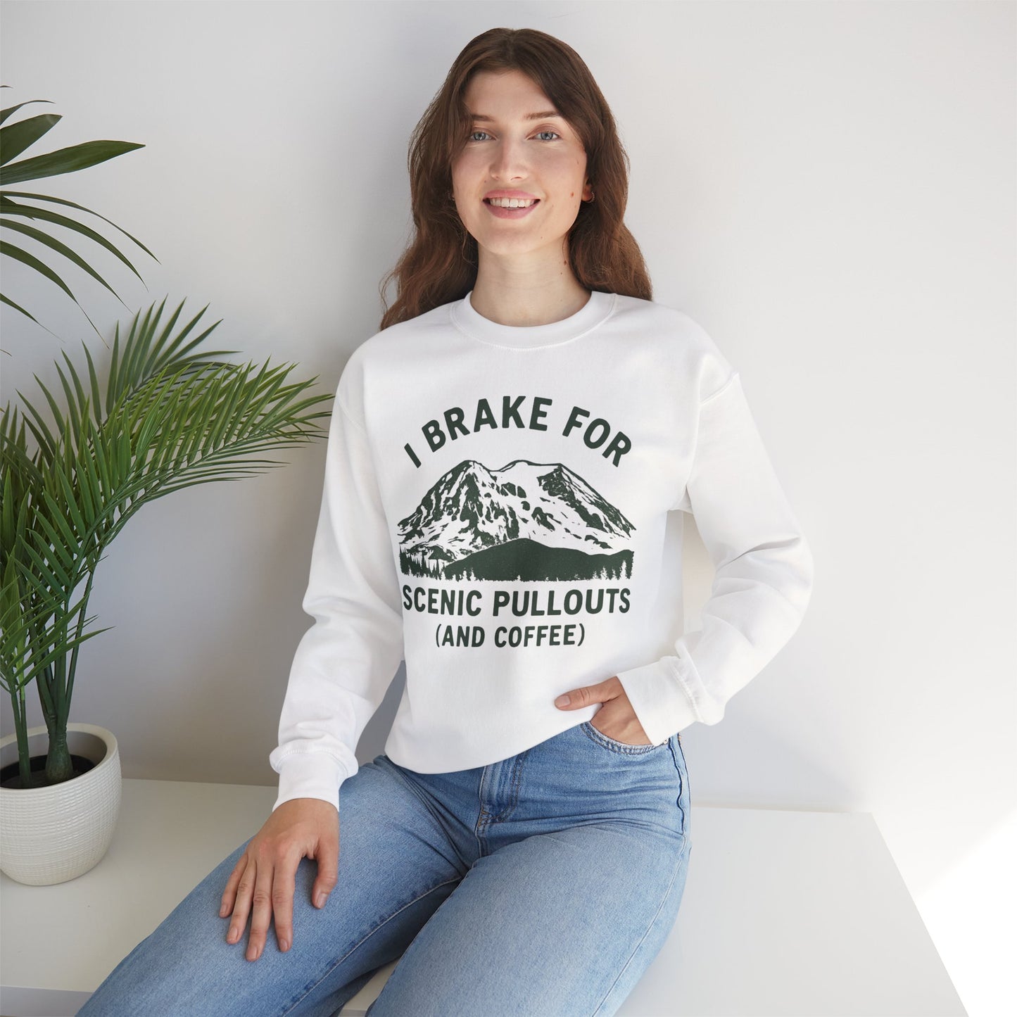 I Brake For Scenic Pullouts (And Coffee) Sweatshirt