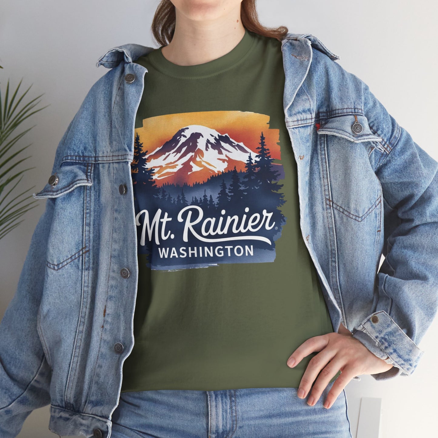 Mt. Rainier - Washington Sunset T-Shirt