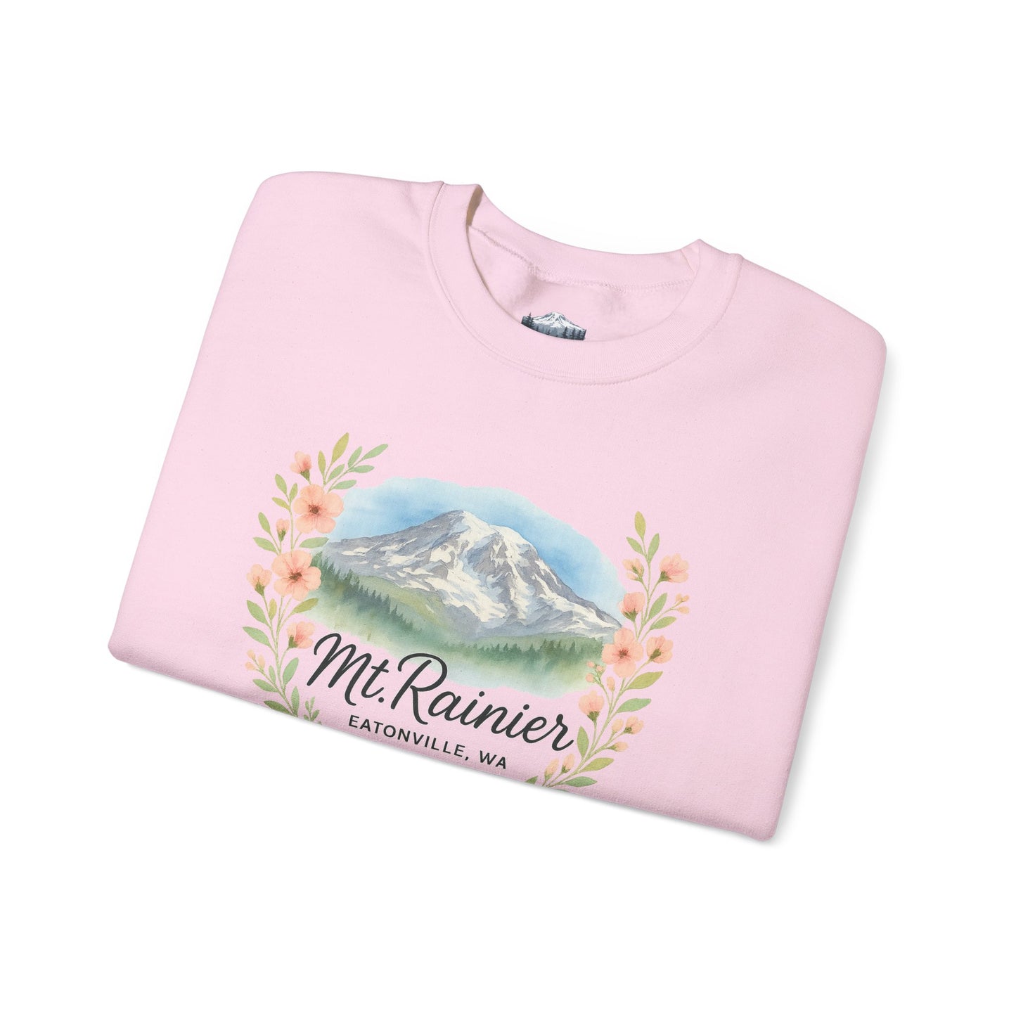 Mt. Rainier - Eatonville, WA Floral Sweatshirt