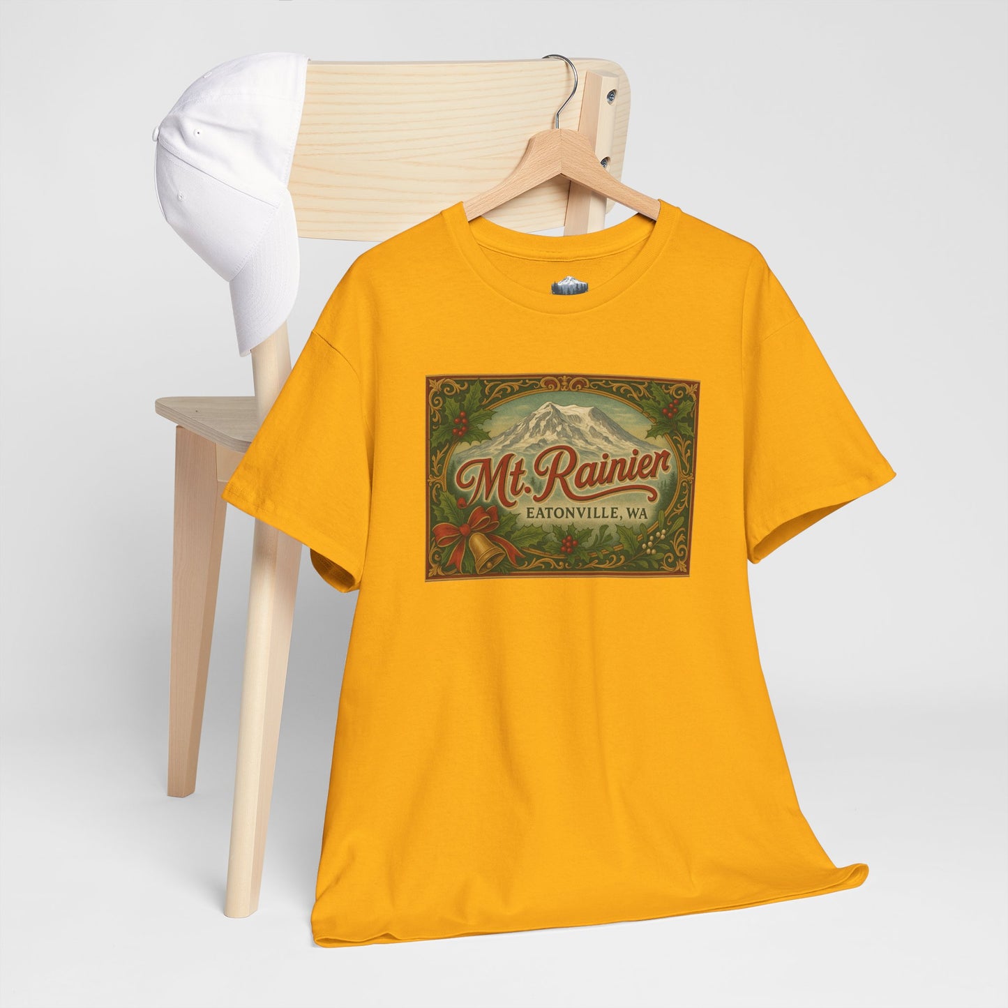 Mt. Rainier - Eatonville, WA Victorian Christmas T-Shirt