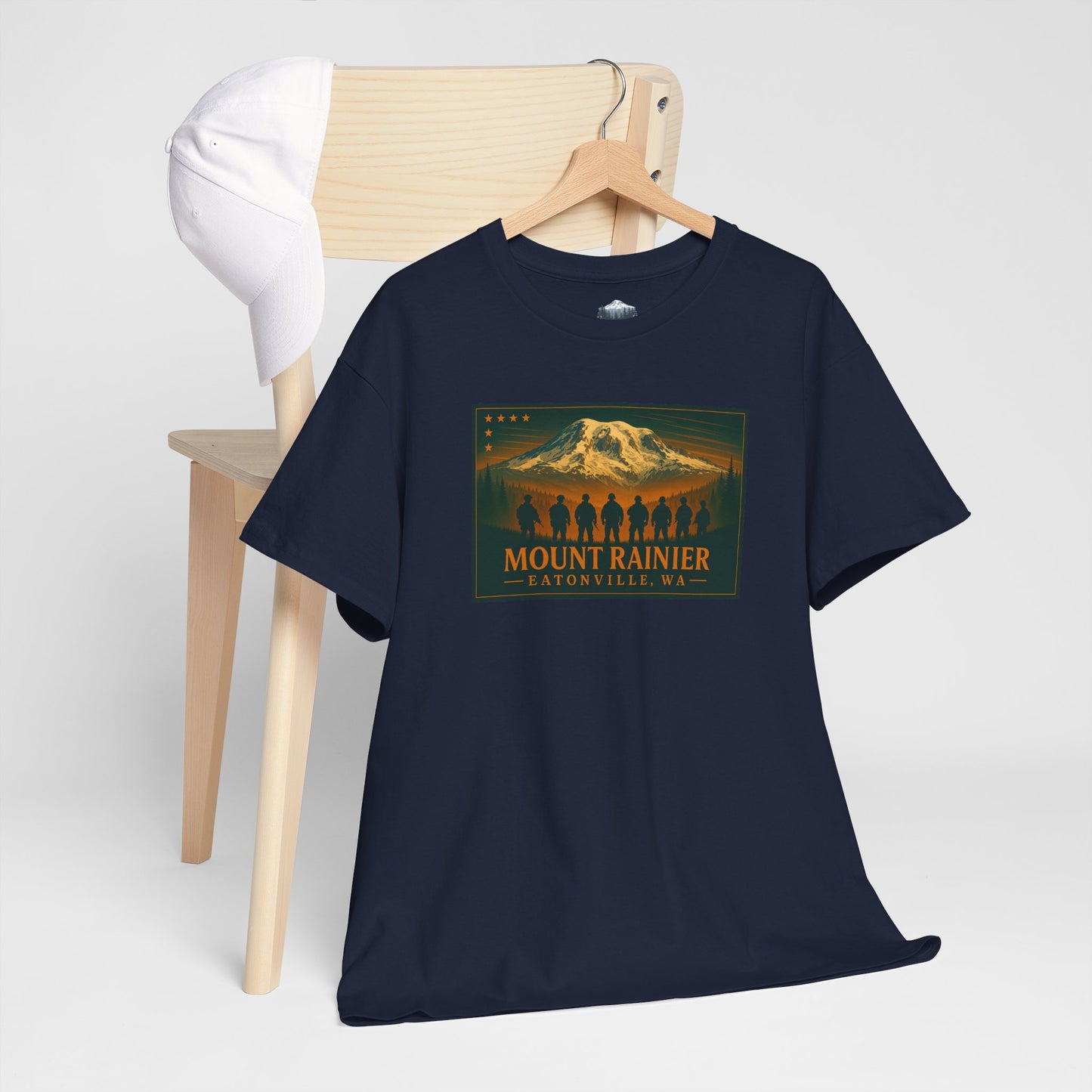Mount Rainier - Eatonville, WA Military T-Shirt