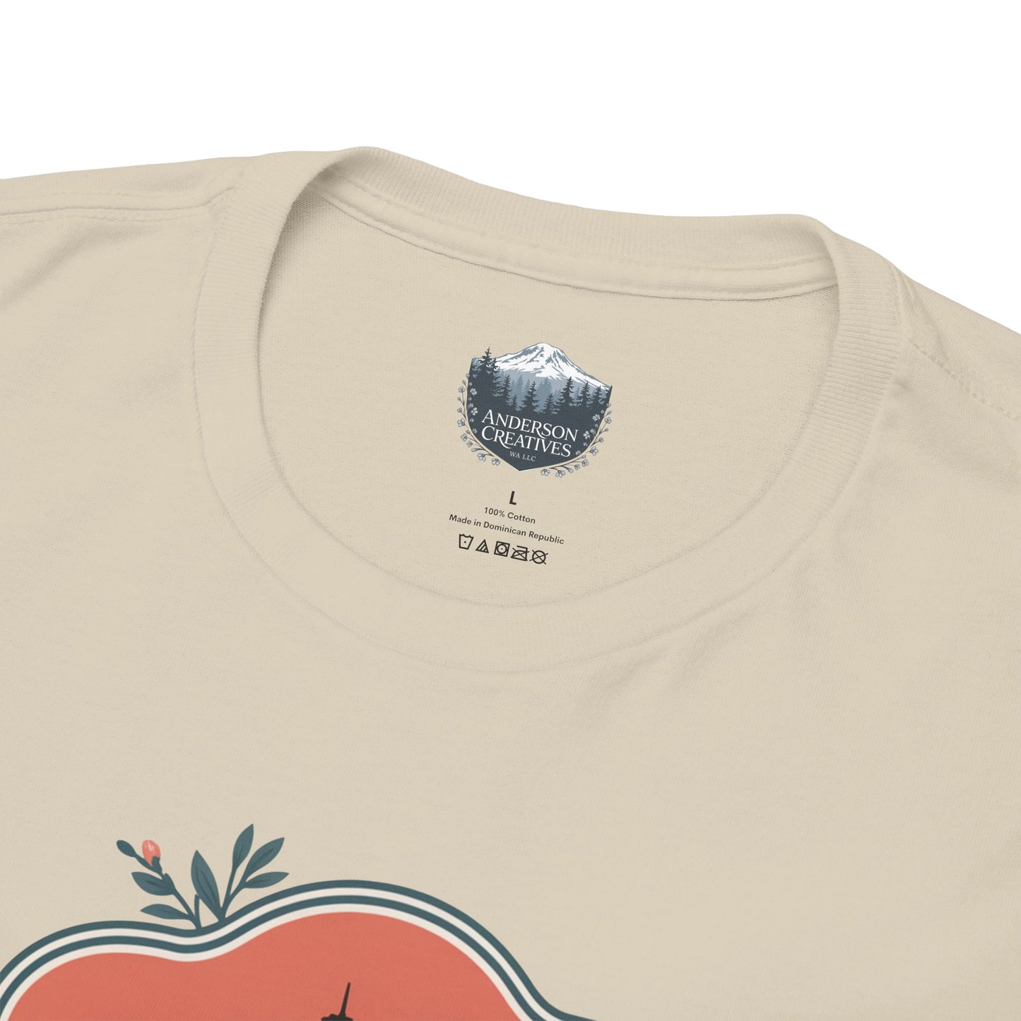 Foral Seattle City Skyline T-Shirt