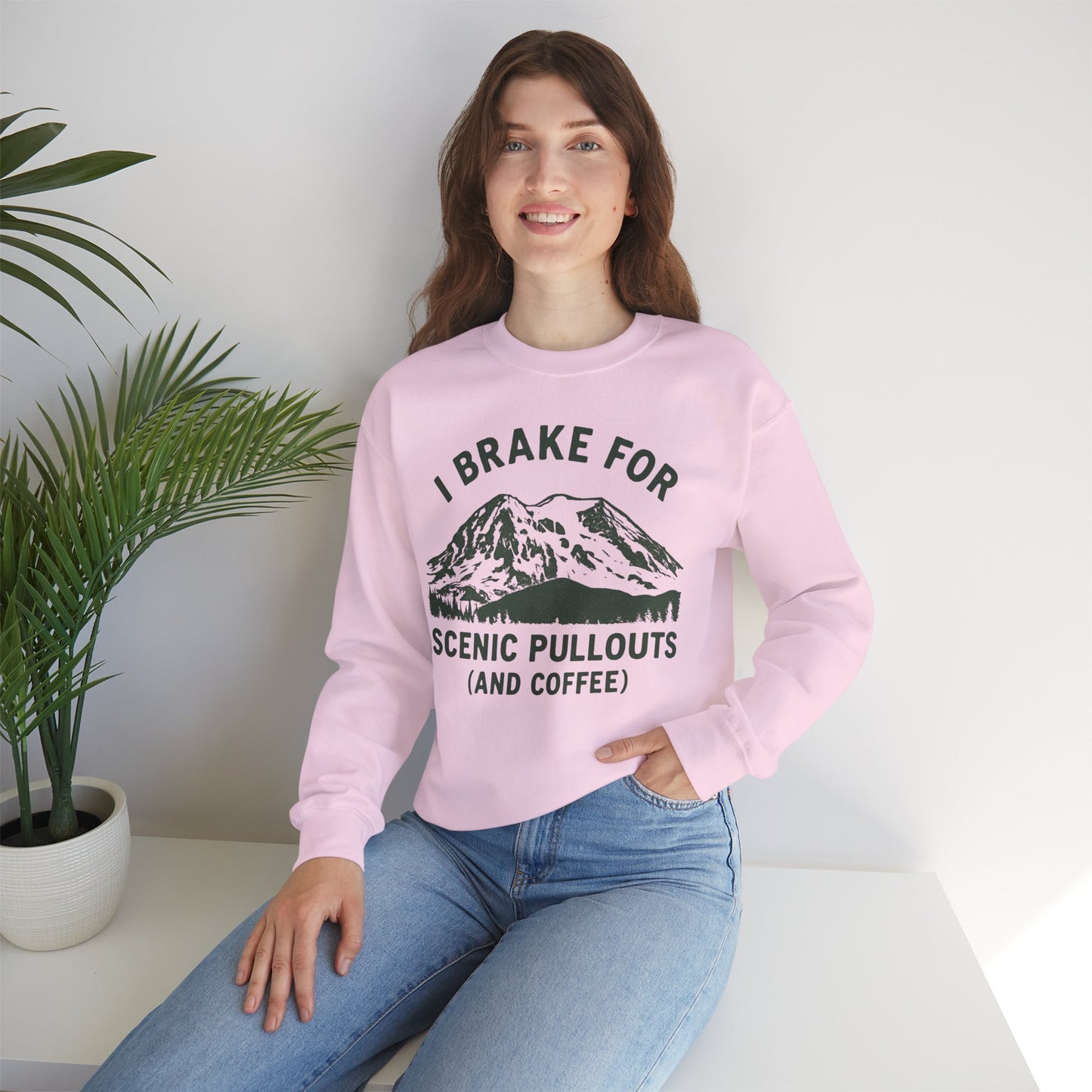 I Brake For Scenic Pullouts (And Coffee) Sweatshirt