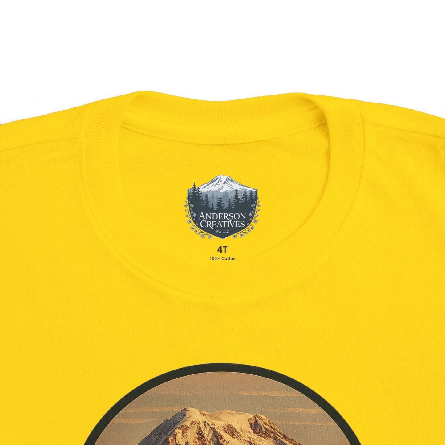 Mt. Rainier - Eatonville, WA Retro Toddler Tee