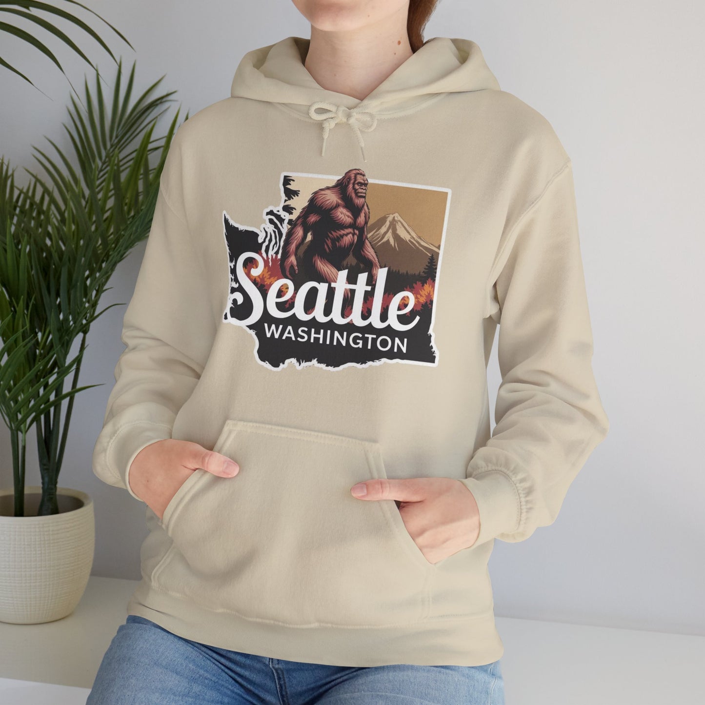 Bigfoot Seattle Washington Hoodie