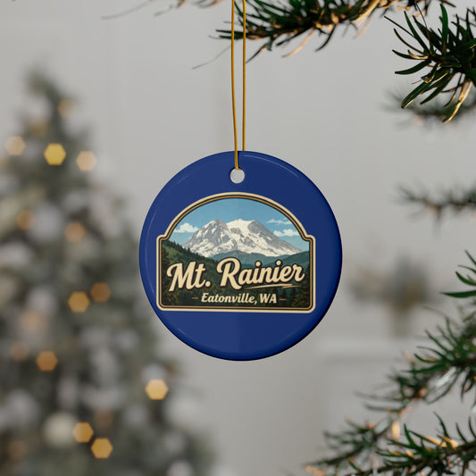 Mt. Rainier - Eatonville, WA Vintage Ornament